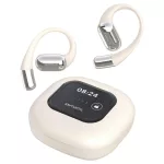 Bluetooth fejhallgató 4smarts SkyBuds OWS with AI screen bézs