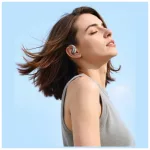 Bluetooth fejhallgató 4smarts SkyBuds OWS with AI screen bézs