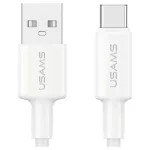USAMS U90 kábel 3A USB-A to USB-C fehér