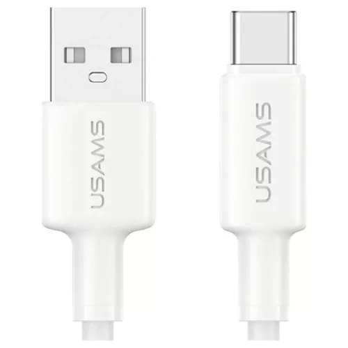 USAMS U90 kábel 3A USB-A to USB-C fehér