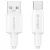 USAMS U90 kábel 3A USB-A to USB-C fehér