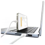 USAMS U90 kábel 3A USB-A to USB-C fehér