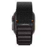 SPIGEN WBF1 szíj Apple Watch 8 / 9 / 10 / 11 / SE / ULTRA készülékhez (44 / 45 / 46 / 49 MM) fekete