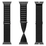 SPIGEN WBF1 szíj Apple Watch 8 / 9 / 10 / 11 / SE / ULTRA készülékhez (44 / 45 / 46 / 49 MM) fekete