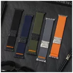 Tech-Protect NYLON CLASP óraszíj sötétkék, Apple Watch 42mm (S1-S3) / 44mm / 45mm / 46mm / 49mm készülékhez