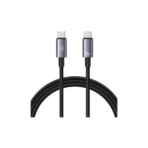 USAMS kábel USB-C to USB-C 60W 1.2m Fast Charging steel/tarnish SJ661USB01 (US-SJ661)