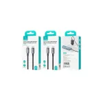 USAMS kábel USB-C to USB-C 60W 1.2m Fast Charging steel/tarnish SJ661USB01 (US-SJ661)