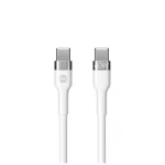 Forever Flexible kábel USB-C–USB-C 1,0 m 60W fehér