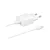 EP-T1510EWE + EP-DA705BWE Samsung 15W utazó töltő + USB-C/USB-C adatkábel fehér - csomagolás nélküli gyártói