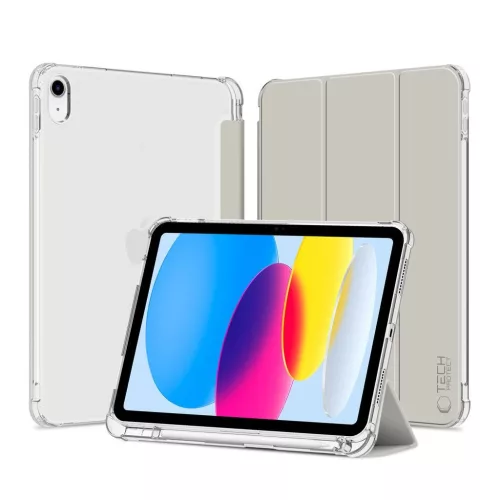 TECH-PROTECT SC PEN HYBRID tok iPad 10.9 (10/2022) és iPad 11 (11/2025) készülékekhez – Kristály ezüst