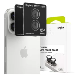   Ringke iPhone 17 készülékhez kamera keretvédő 2-es csomag fekete.