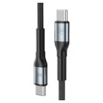 3MK Hyper Cable N-SERIES USB-C to USB-C kábel 2m 20V/3A 60W fekete