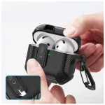 TECH-PROTECT CARBONOX APPLE AIRPODS 4 készülékhez tok fekete