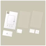 Edzett üveg kijelzővédő Tech-Protect Glass Fit+ 2-PACK Xiaomi Poco Pad M1 / Redmi Pad Pro / 2 Pro 12.1 készülékhez átlátszó