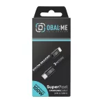OBAL:ME Super Fast USB-C/USB-C fonott kábel 100 W 2 m fekete