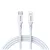 BWOO kábel USB-C – Lightning 1 m 27W ABS + TPE X283 C-L fehér