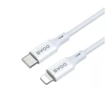 BWOO kábel USB-C – Lightning 1 m 27W ABS + TPE X283 C-L fehér