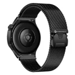 Forcell F-Design FS10 mágneses acél óraszíj Samsung Galaxy Watch készülékhez, 22 mm, fekete