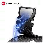 Forcell F-Design FS10 mágneses acél óraszíj Samsung Galaxy Watch készülékhez, 22 mm, fekete