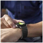 TECH-PROTECT SILICONE SPORT óra tok Samsung Galaxy Watch 4 / 5 / 5 PRO / 6 / 7 / FE készülékhez fekete