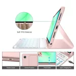 TECH-PROTECT SC PEN + KEYBOARD Samsung Galaxy Tab A9+ / A11+ Plus 11.0 (X210/X215/X216/X230/X235/X236) készülékhez rózsaszín