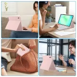 TECH-PROTECT SC PEN + KEYBOARD Samsung Galaxy Tab A9+ / A11+ Plus 11.0 (X210/X215/X216/X230/X235/X236) készülékhez rózsaszín