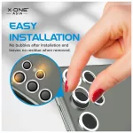 X-ONE Sapphire Camera Armor – Samsung Galaxy S23/S23 Plus készülékhez – ezüst