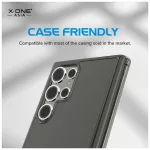 X-ONE Sapphire Camera Armor – Samsung Galaxy S23/S23 Plus készülékhez – ezüst