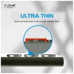X-ONE Sapphire Camera Armor – Samsung Galaxy S23/S23 Plus készülékhez – ezüst
