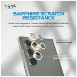 X-ONE Sapphire Camera Armor – Samsung Galaxy S23/S23 Plus készülékhez – ezüst