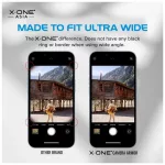 X-ONE Sapphire Camera Armor – Samsung Galaxy S23/S23 Plus készülékhez – ezüst