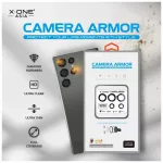 X-ONE Sapphire Camera Armor – Samsung Galaxy S23/S23 Plus készülékhez – ezüst