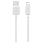 USAMS KY Series kábel US-SJ694 2.4A Lightning to USB-A 2m fehér