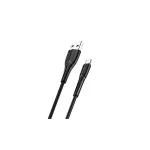USAMS U35 microUSB kábel 2A Fast Charge 1m fekete SJ365USB01 (US-SJ365)