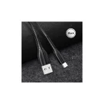 USAMS U35 microUSB kábel 2A Fast Charge 1m fekete SJ365USB01 (US-SJ365)