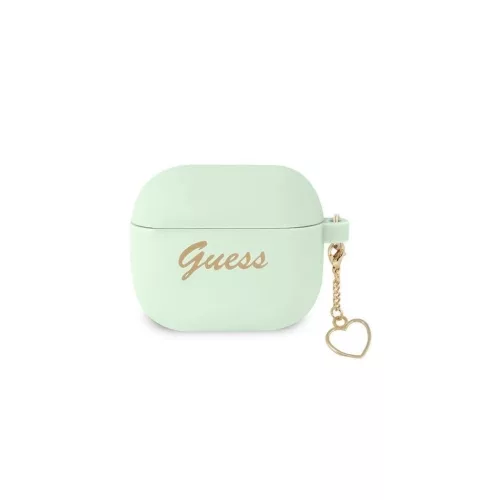 CG MOBILE GUESS CHARMS HEART szilikon tok (telefondísz) VILÁGOSZÖLD Apple AirPods 3 (GUA3LSCHSN)