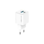 Forever TC-08-20AC GaN PD QC töltő 20W 1x USB-C, 1x USB fehér