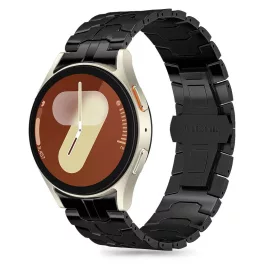   TECH-PROTECT STAINLESS LINE védőtok Samsung Galaxy Watch 4 / 5 / 5 PRO / 6 / 7 / FE készülékhez fekete
