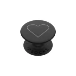Popsockets 2 White Heart 800667 – Standard telefonfogó és állvány fekete