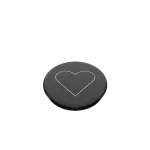 Popsockets 2 White Heart 800667 – Standard telefonfogó és állvány fekete