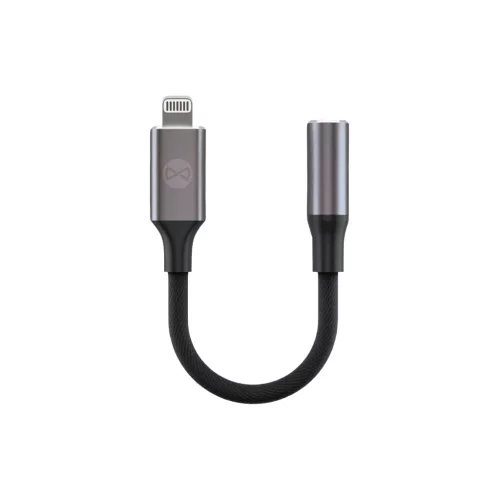 Forever audio átalakító AJL-01 Lightning–3,5 mm jack, fekete
