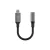 Forever audio átalakító AJL-01 Lightning–3,5 mm jack, fekete