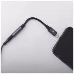 Forever audio átalakító AJL-01 Lightning–3,5 mm jack, fekete