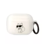 Karl Lagerfeld tok fehér KLAPHNCHTCT Airpods Pro készülékhez