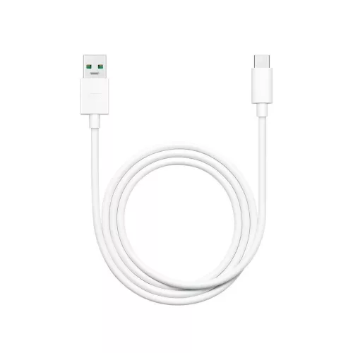 DL129 OPPO USB-C adatkábel Fast Charge 65W 1m fehér - csomagolás nélküli gyári