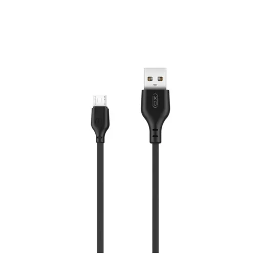XO kábel NB103 USB–microUSB 1,0 m 2,1 A fekete