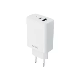   Maxlife MXTC-10-20AC PD QC töltő 1x USB-C 1x USB 20W fehér