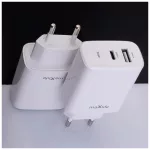 Maxlife MXTC-10-20AC PD QC töltő 1x USB-C 1x USB 20W fehér