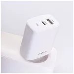 Maxlife MXTC-10-20AC PD QC töltő 1x USB-C 1x USB 20W fehér