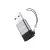 BWOO USB-C–USB OTG adapter BZ-38 szürke